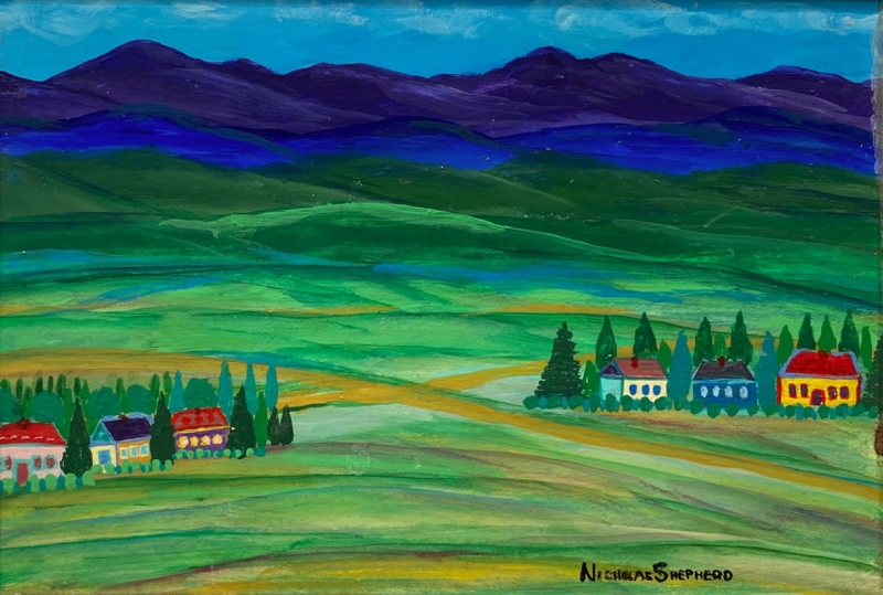 Homes on the Prarie by artist Nicholas Shepherd